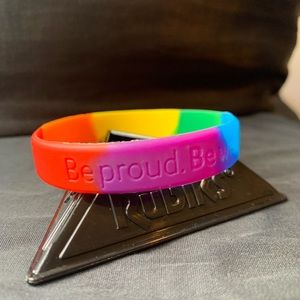 Rainbow Color Silicone Bracelet